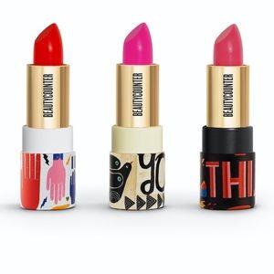 NWT BeautyCounter Give ‘Em Lip - B. Fearless & Beautycounter Red